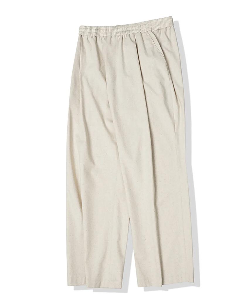 AVANDRESS French Linen-Like Single-Pleat Wide Pants - 7Col