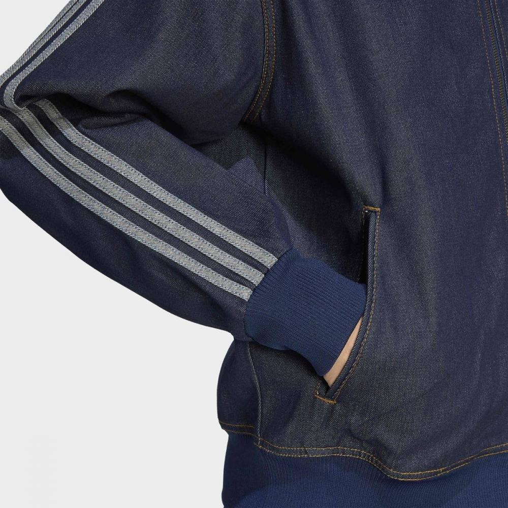 AdidaS Men S Adicolor Low Denim Track Top