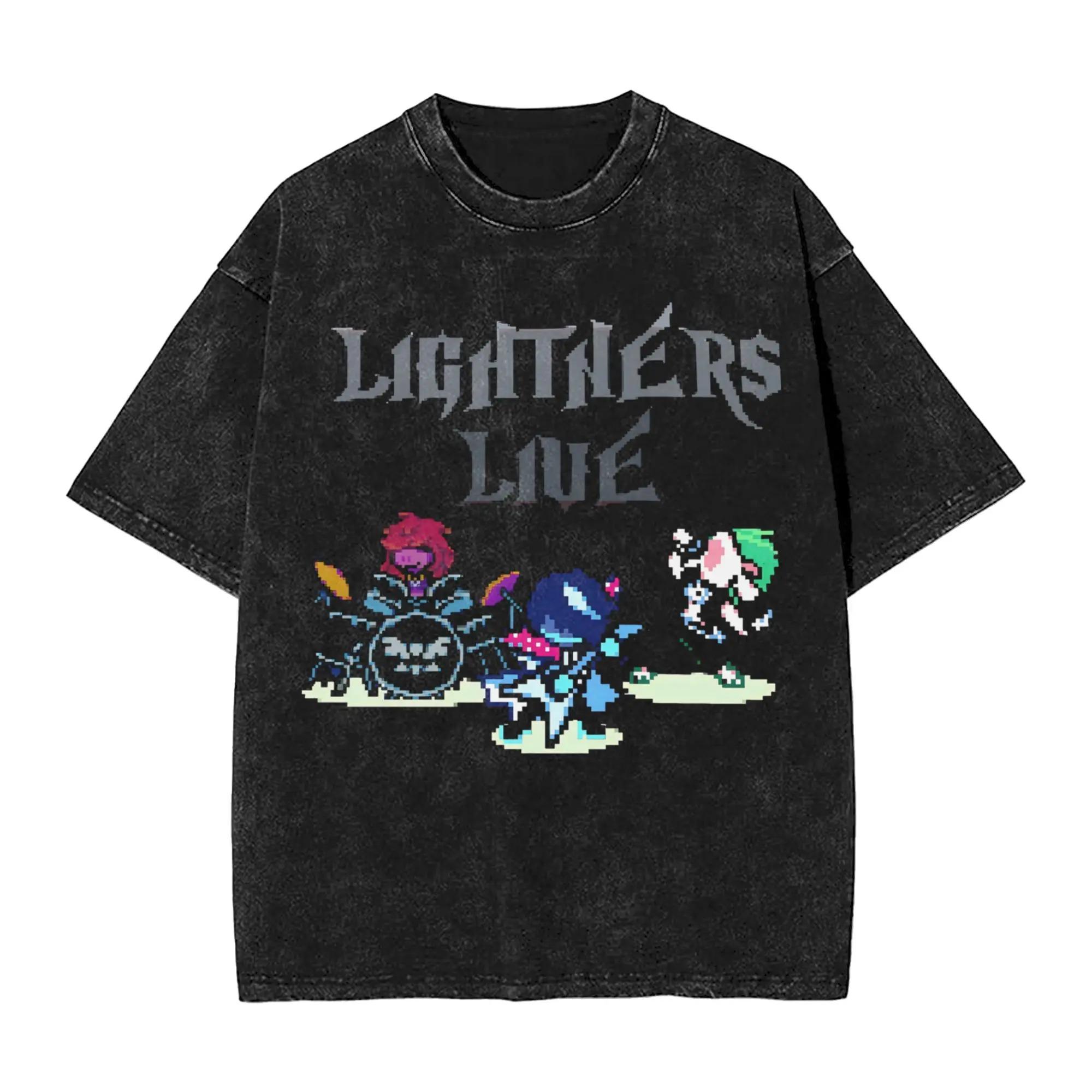 Deltarune Spamton Vintage Funny Graphic Print TShirt Men Women Loose Cotton Tee Streetwear Hip Hop Fashion Style Oversized Tops S