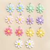12pcs Sunflower Daisy Pendant, 12pcs, 20x16mm, Used for Earrings, Necklace Making, DIY Jewelry Discovery Flower Pendant