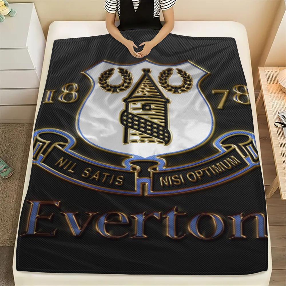 1pc Everton FC Print Flannel Blanket, High Quality Comfortable for All Seasons, Home Decor, Warmth and Comfort, Perfect for Christmas Gifts41
