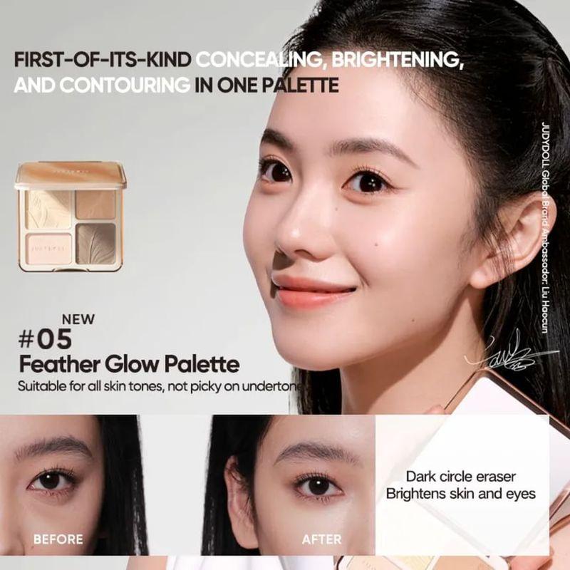 Judydoll - 2-in-1 Highlighter & Kontur Palette - 05