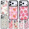 Strawberry Art Tropic Shockproof Phone Case for iPhone 17 Air 16e 15 11 12 14 13 Pro Max Cover Coque