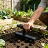 huaqianguhh 3D Printed Seeder, One-Piece Molding Hole Making Impact-Resistant Ergonomic T-Shaped Grip Gardening Seeds Sowing Tool