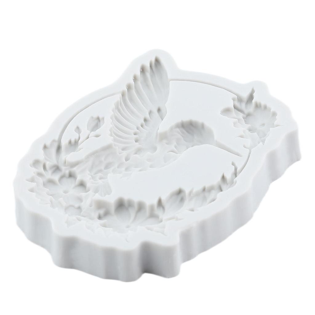 Hummingbird Silicone Mold Wreath Fondant Molds Cake Decorating Tools Cupcake Topper Candy Sugar Craft Gum Paste Polymer Clay