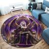 Seven Deadly Sins Round Area Rug,Carpet Rug for Living Room Bedroom Sofa Playroom Decor,Non-slip Floor Mat
