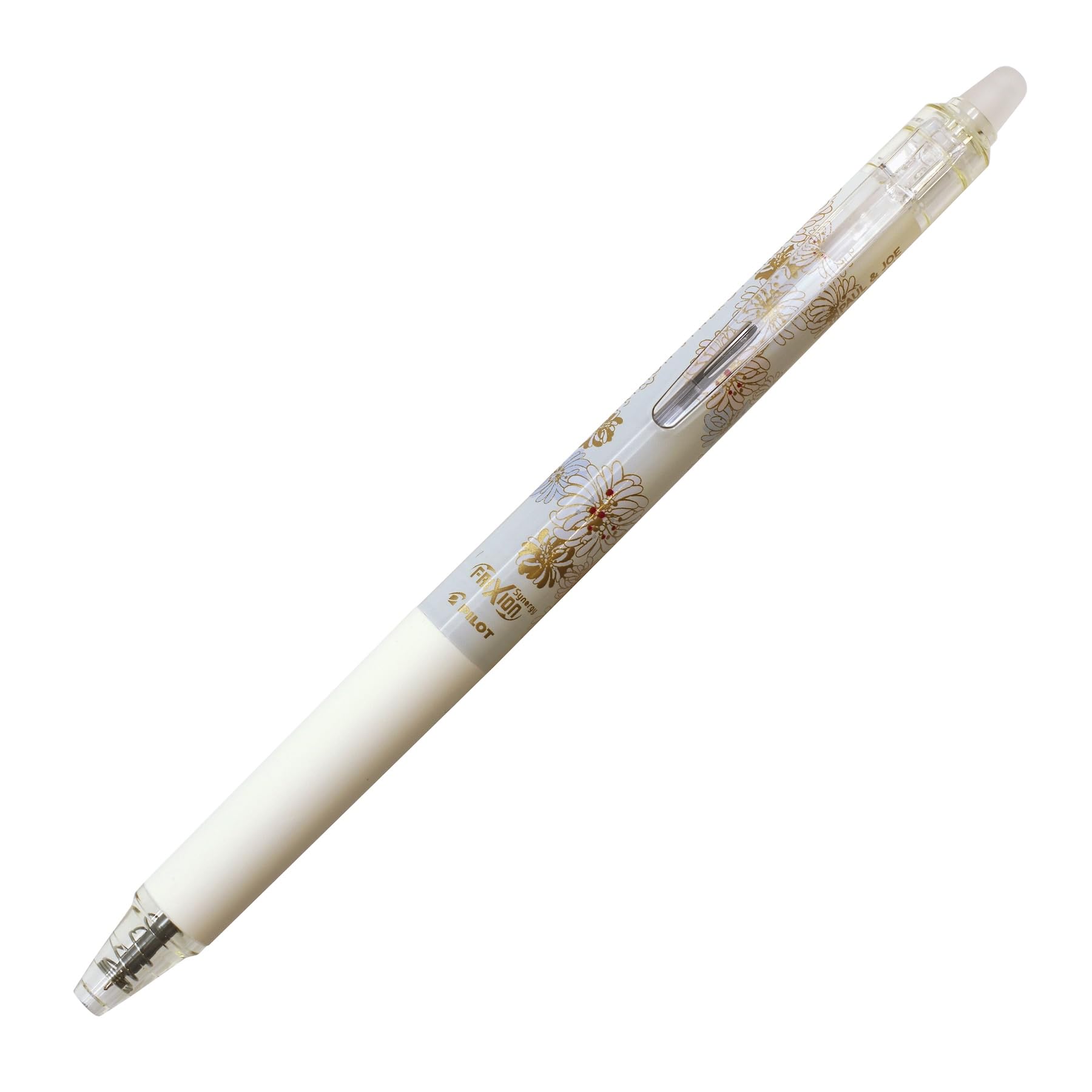 

PILOT Frixion Synergy Knock Ballpoint PAUL JOE Chrysanthemum Pen, 0.3mm, & Collaboration, LFSK-13PJ24, (Ivory) слоновая кость