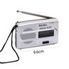 Mini Radios Memory Function Handheld Short/Long Wave Radio Devices Manual Channel Search Built-In Speaker for Outdoor
