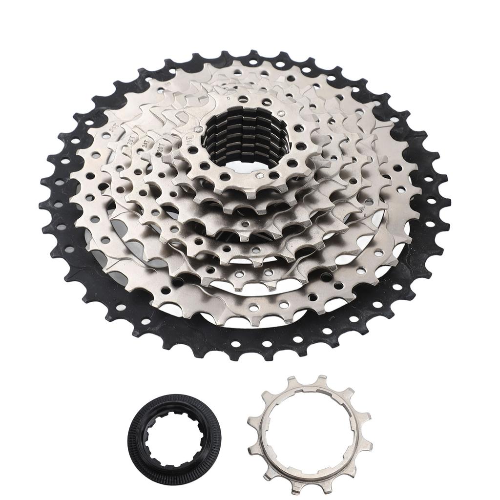 8 Speed Cassette 12‑40T Bicycle Cassette Aluminum Alloy Bike Freewheel Noiseless Smooth Rotation