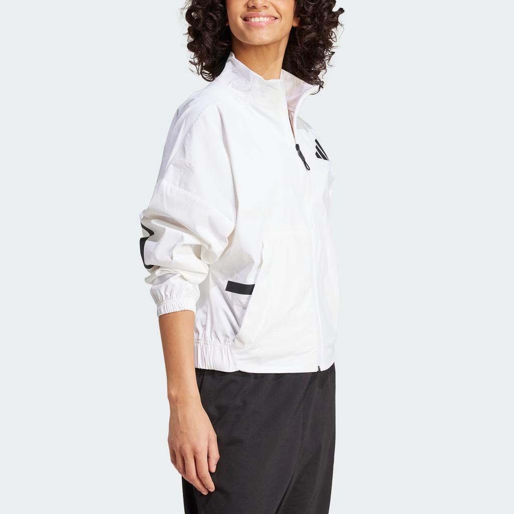 Adidas True Healing Series Track Zne Woven Full-Zip Top Women Jacket White JW1754