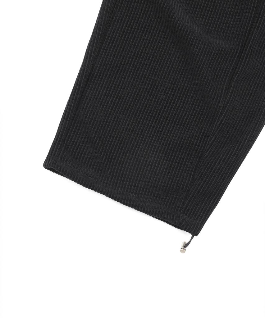 EASY NO EASY Curved Corduroy Pants - Black