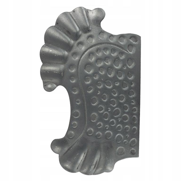 Szyld lewy bez otworów elementy kute 63.117 h275xl160 3mm