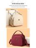 2025 Nylon Multifunctional Shoulder Bag - Solid Color Crossbody Handbag
