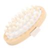 Wood   Brush   Cushion Non Slip Hand Held  R Body Brush for Home SPA Use