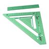 Rafter Square Tool Aluminum Alloy Woodworking Square Ruler with Jig Block Fixing Screw for