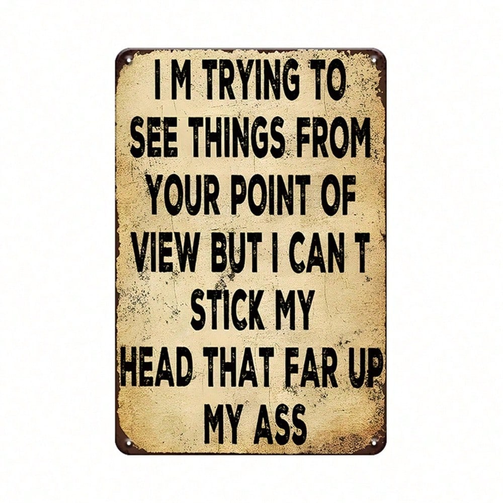 Retro Metal Paintings, Furniture, Living Room Decoration 20x30cm