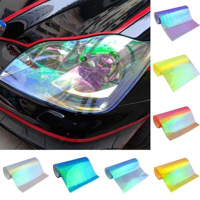 Car Body Headlight Film Self-Adhesive Vinyl Wrap Auto Headlight Fog Light Tint Film Waterproof Decoration Sticker Car Styling