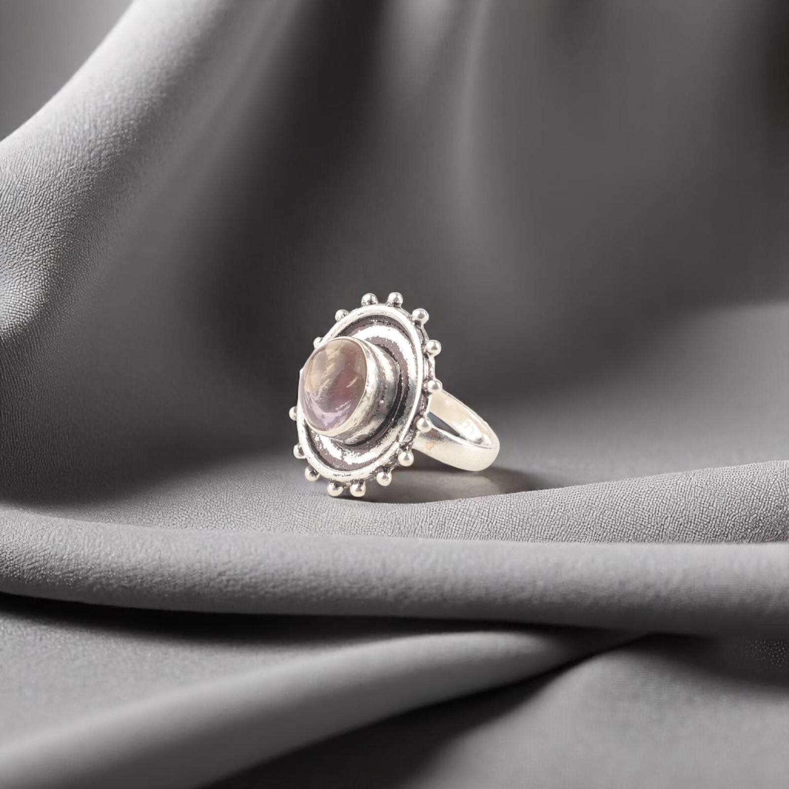 

Натуральный Аметрин Драгоценный Камень 925 Стерлинговое Серебро Ювелирные Изделия Ручной Работы Кольцо для Повседневной Носки RR-49-22 13