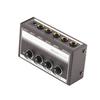 4?Channel Line Mixer Mini Metal Ultra Low Noise Hub Microphone Audio Equipment MH400US Plug 110V