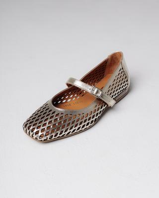 Perforated Ballet Flats 2402855 36 Golden Leather