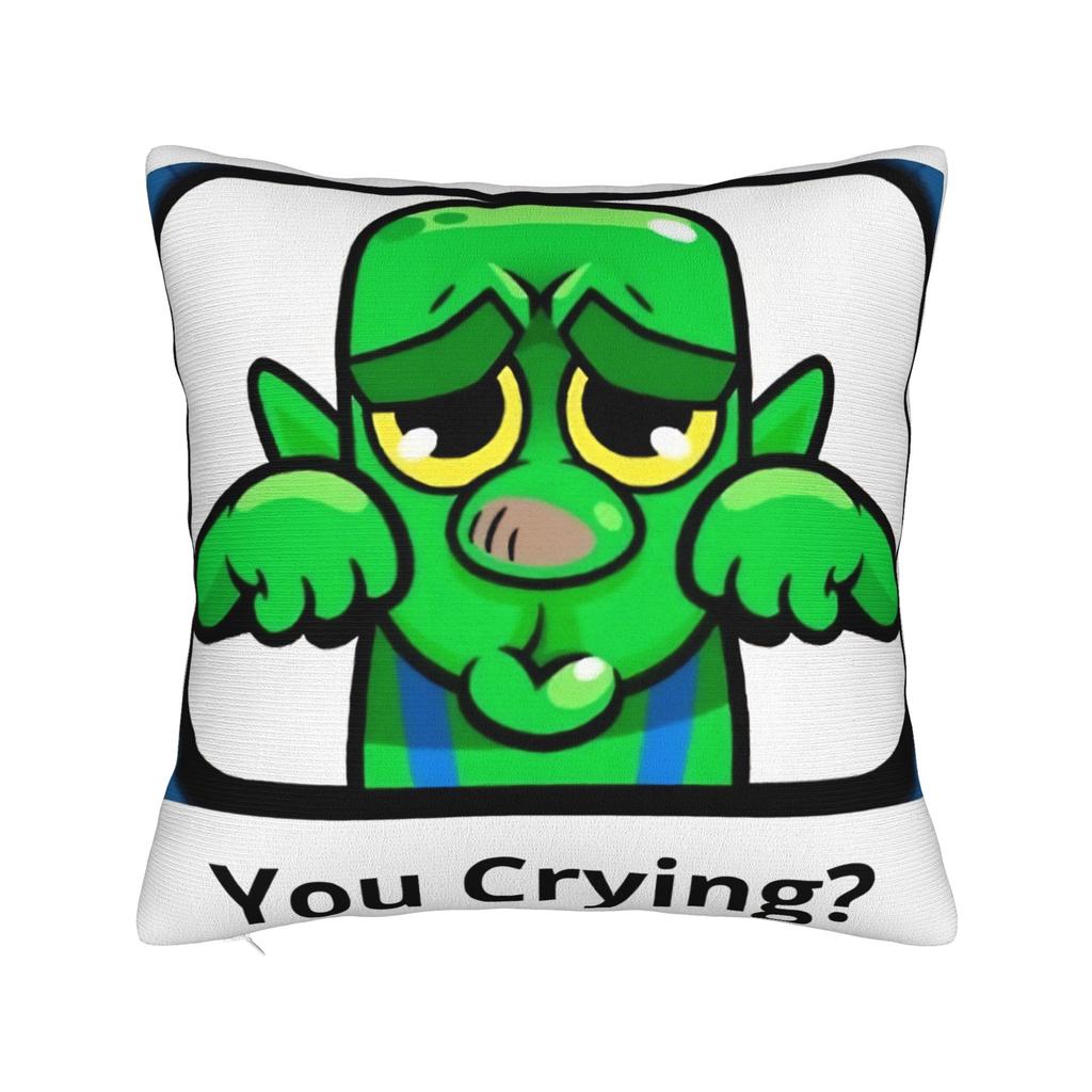Clash Royale Královský Emote Povlak na polštář Vintage povlak na polštář na židli pohovku Domácí dekorace Pohodlné povlaky na polštář Dárek
