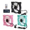 3Pcs Cooling Fans ARGB Controller 11 Fan Blades Silent Computer Air Cooler 1200rpm 12VGreen Black Pink