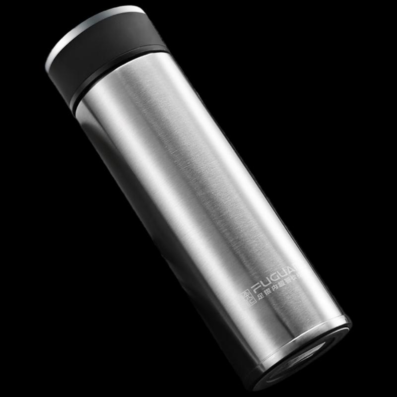 Fuguang Snowflake Silver Lined Stainless Steel Insulated Bottle