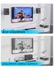 Etour Surround Sound Speaker Wall Mount, Speaker Stand "Wall Mount/Wall/Small/Height Adjustable/Clamp/Hardware/Rotating/Universal Wall Mount Ceiling M