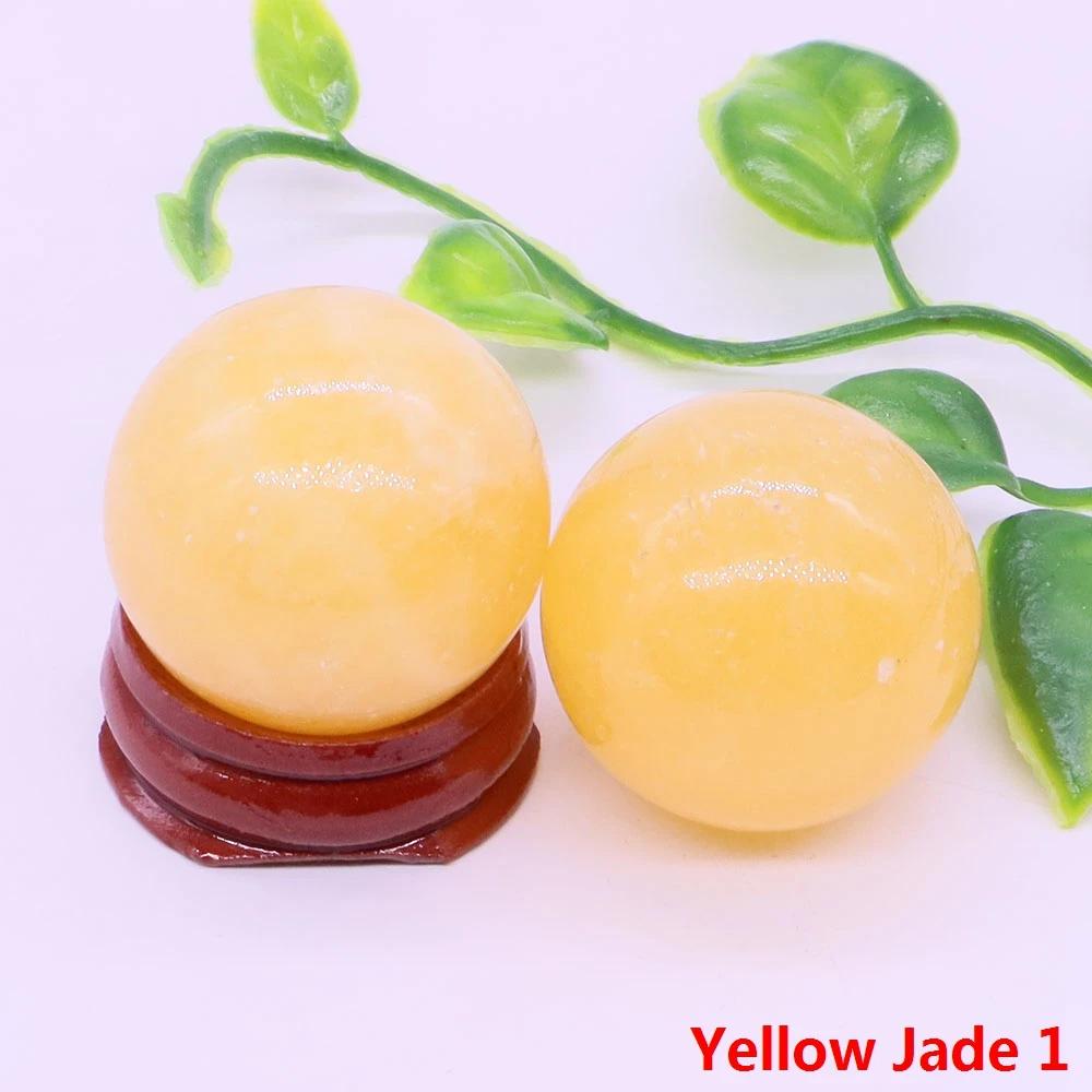 30Mm Crystal Ball Natural Reiki Healing Quartz Stone Globe Energy Gemstone Fengshui Sphere Wicca Chakra Massage Home Decor Gifts