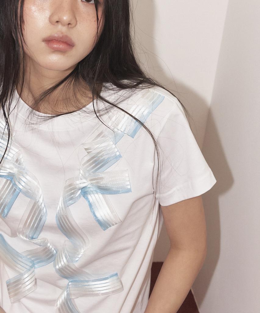 Yeongmailweeo Ribbon T-Shirt (Blue)