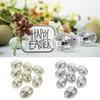 Easter Egg Decorations 8 Pieces Holiday Decor Eggs Small Spring Ornaments for Photography Bookshelf Centerpiece Home Office