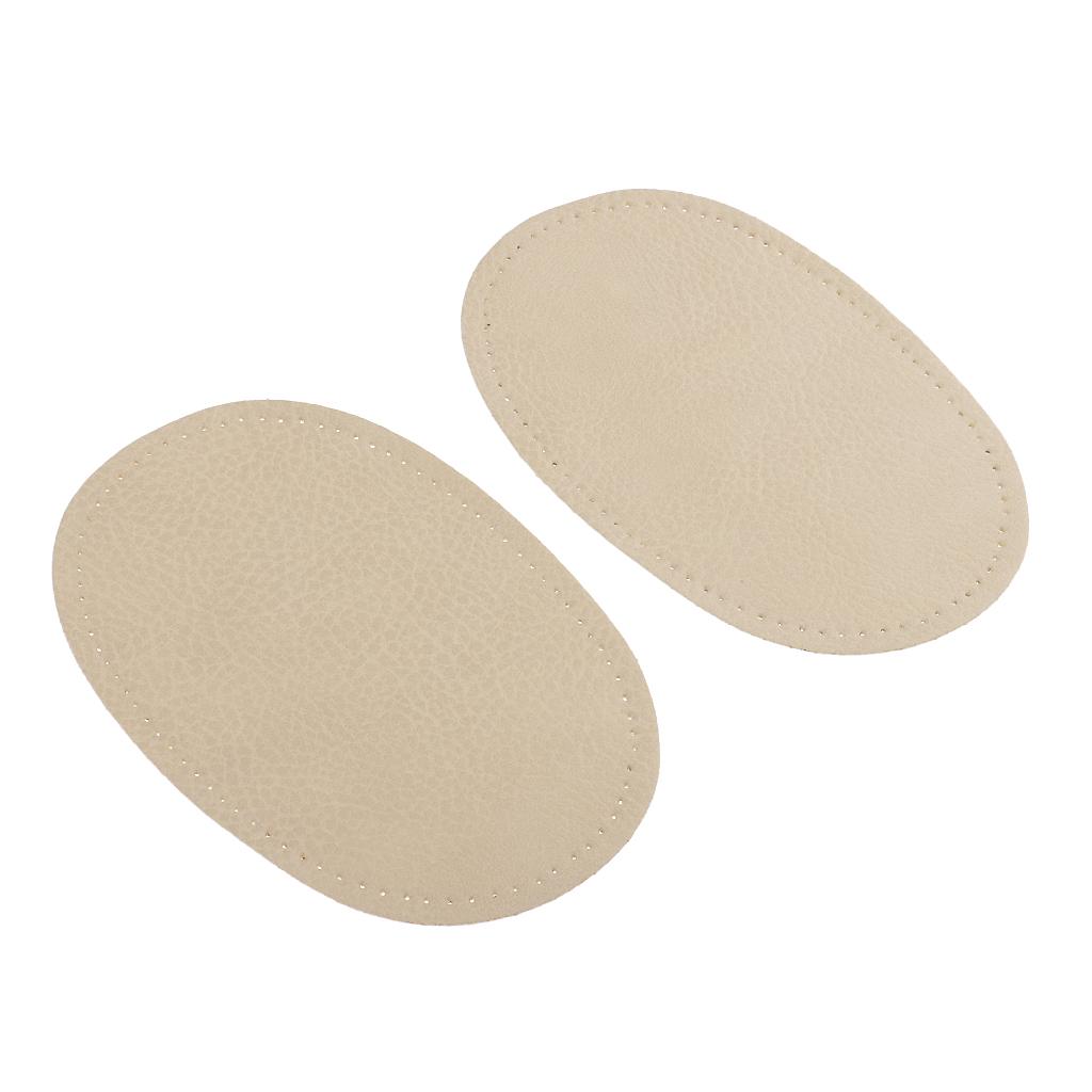 1 Pair Leather Elbow Knee Path Applique for Jeans Shirt Clothing Reapir