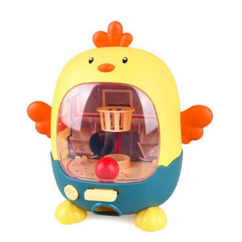 

Handheld Basketball Game Machine For Children Indoor Interactive Toy For Brain Training And Coordination Development жёлтый