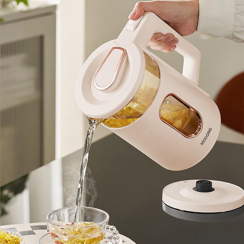 Modun Electric Glass Kettle, Auto Shut-Off, Rapid Boil, Constant Temperature, Insulated.