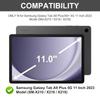 Samsung Tablet A9 Plus 11-Inch Leather Protective Case with Seven-Color Backlit Touchpad Bluetooth Keyboard and Pen Slot