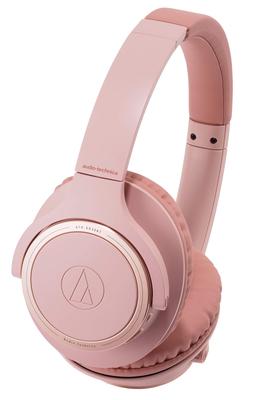 PK Headphones Bluetooth-Kopfhörer, kabellos, mit Mikrofon, bis zu 70 Stunden Wiedergabe, Pink, PK Audio-Technica ATH-SR30BT ATH-SR30BT