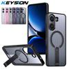 KEYSION Магнітний чохол з отворами для розсіювання тепла для Xiaomi POCO X7 Pro 5G, охолоджуюча підставка, ударостійка кришка для телефону для Redmi Turbo 4