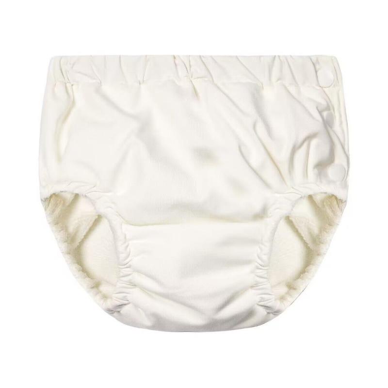 

Многоразовые подгузники для плавания для малышей Мягкие и шелковистые Подгузник для плавания для малышей Моющийся Детский подгузник для плавания Водонепроницаемый для мальчиков и девочек 70 белый