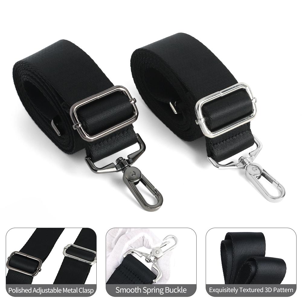 Nylon Shoulder Strap Adjustable Replacement Belt Crossbody Bag Handbag Handle for Women Men Messenger Bags Webbing 3.8cm Width