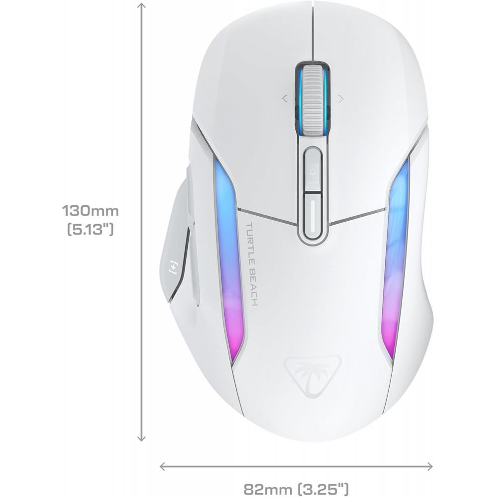 Turtle Beach Gaming Mouse 2.4g Bluetooth 26k Dpi 650ips Mmo Rts Macro Kone Ii