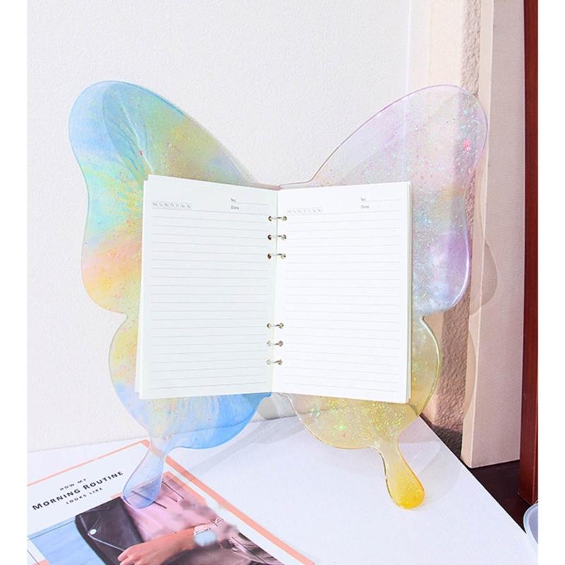 Quicksand Notebook Silicone Mold Butterfly Notebook Cover Epoxy Resin Mould Resin Shaker Casting Molds DIY Jewelry Craft