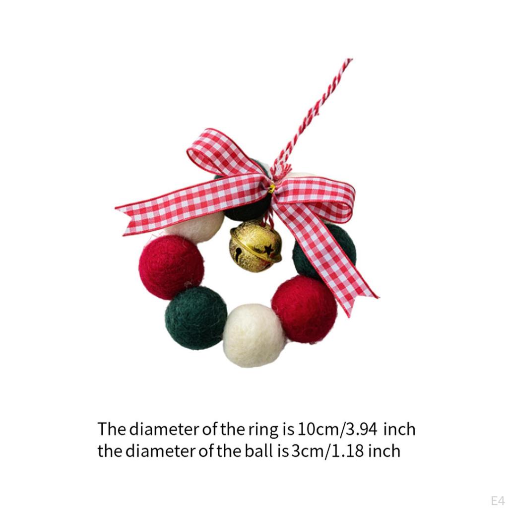 Christmas Tree Wreath Pendant Decor Gift Xmas Decoration Hanging Ornament for Hallway