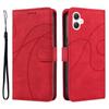 For Samsung Galaxy A07 5G/A06 4G/A06 5G Case Stand Wallet Leather Phone Cover Curved Line Wrist Strap