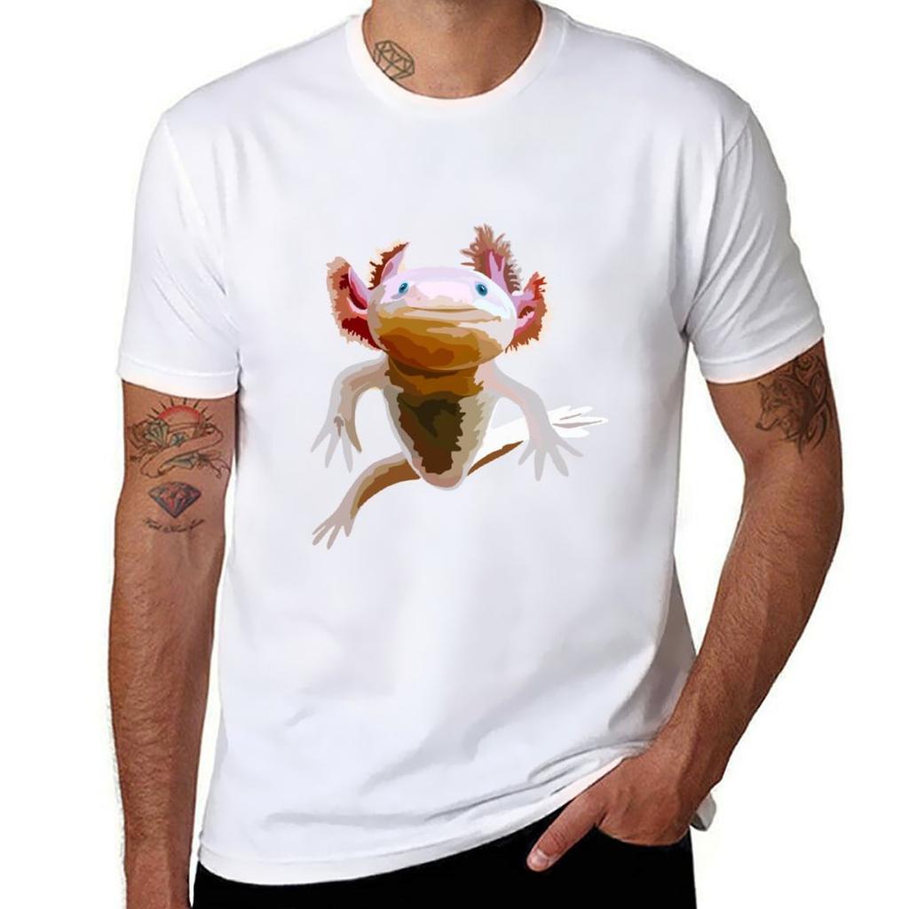 A Is For Axolotl Tshirt Antipilling Casual Tshirt