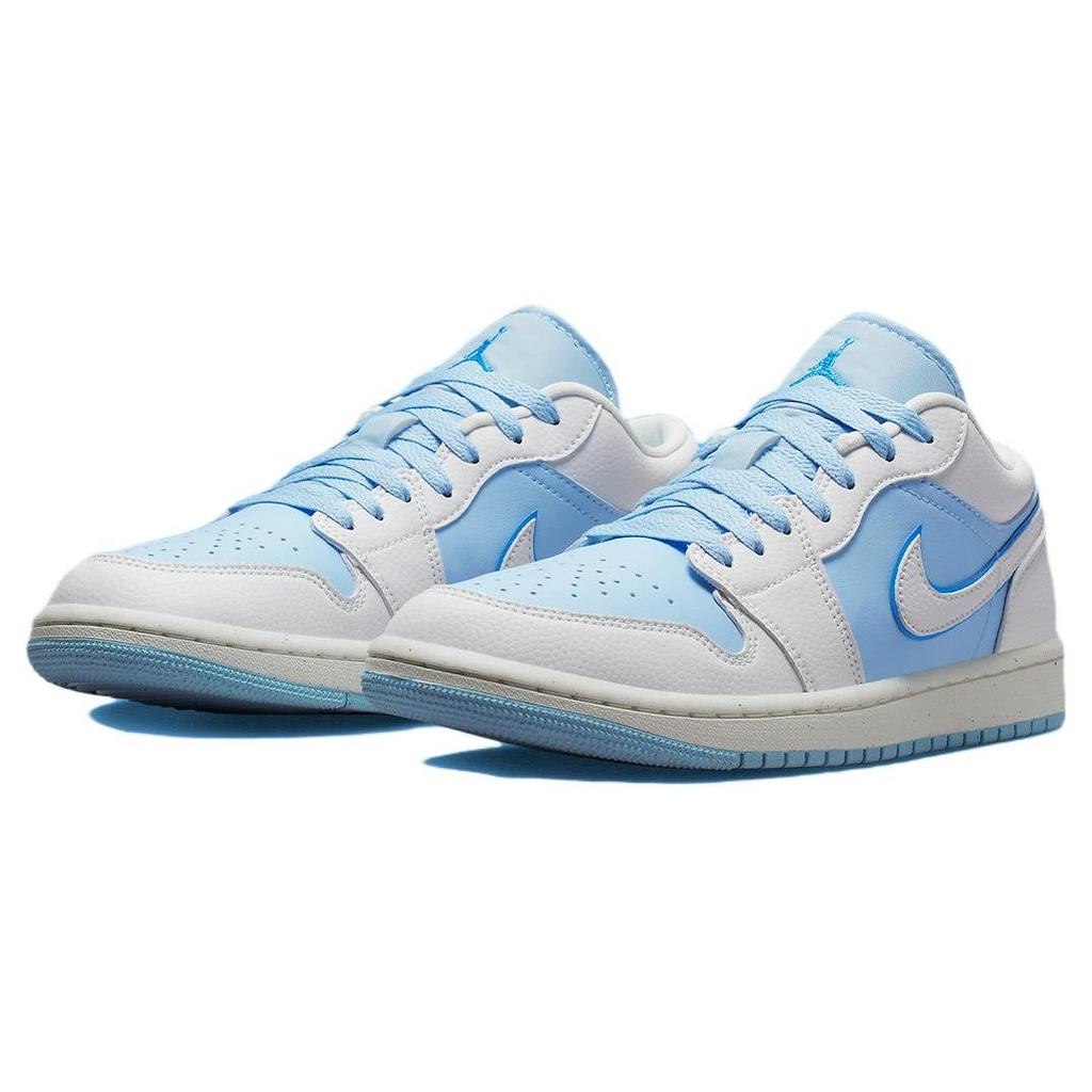 Air Jordan 1 Low SE Odwrócony Lodowy Niebieski Damskie Sneakersy Żagiel Ciemny Puderowy Niebieski DV1299-104
