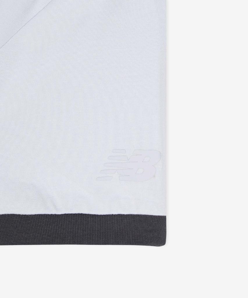 Nyuballanseu Nbneg2W462 / Women Ringer Short Sleeve T-Shirt (L/Blue)