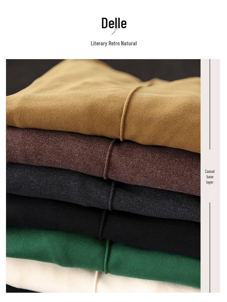 Damska Wszechstronna Koszula z Aksamitu Patchworkowego z Półwysokim Dekoltem - Jesień/Zima 2025