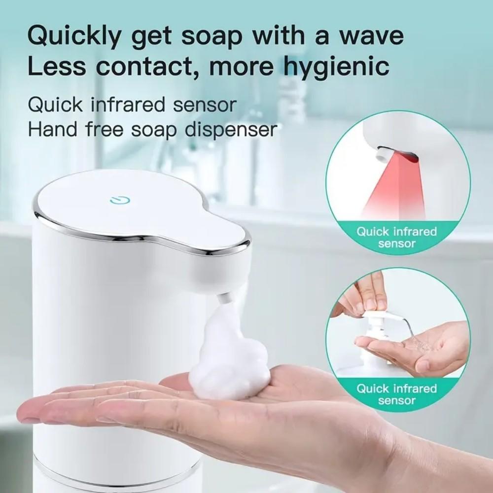 300ML Light Display 3Levels Adjustable IPX5 Waterproof Intelligent Induction Infrared Automatic Smart Sensor Foam Soap Dispenser