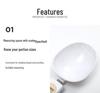 Digital Measuring Spoon Scale for Kitchen Ingredients, Small Electronic Food Scale, White
