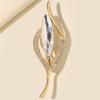Common Callalily Brooch Pin for Women, Rhinestones Inlaid Brooch Pin for Dress, Coat, Shawl, Gift for Mother, Wedding